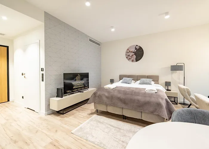 Apartment Towarowa Towers Warsaw